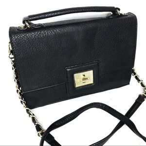 olivia‎ + joy Black Adorno Convertible Crossbody Bag Purse